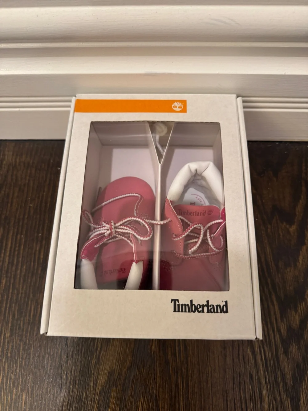 (New) Timberland Pink Toddler Lace-Up Boots